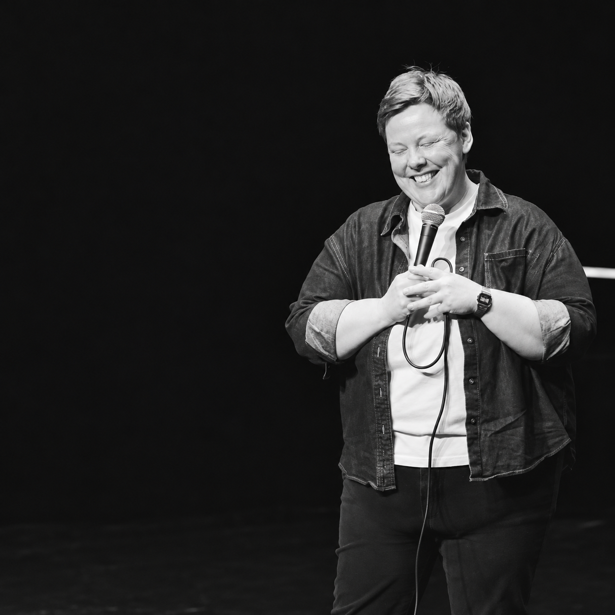 Supplied stage portrait used to illustrate the layout