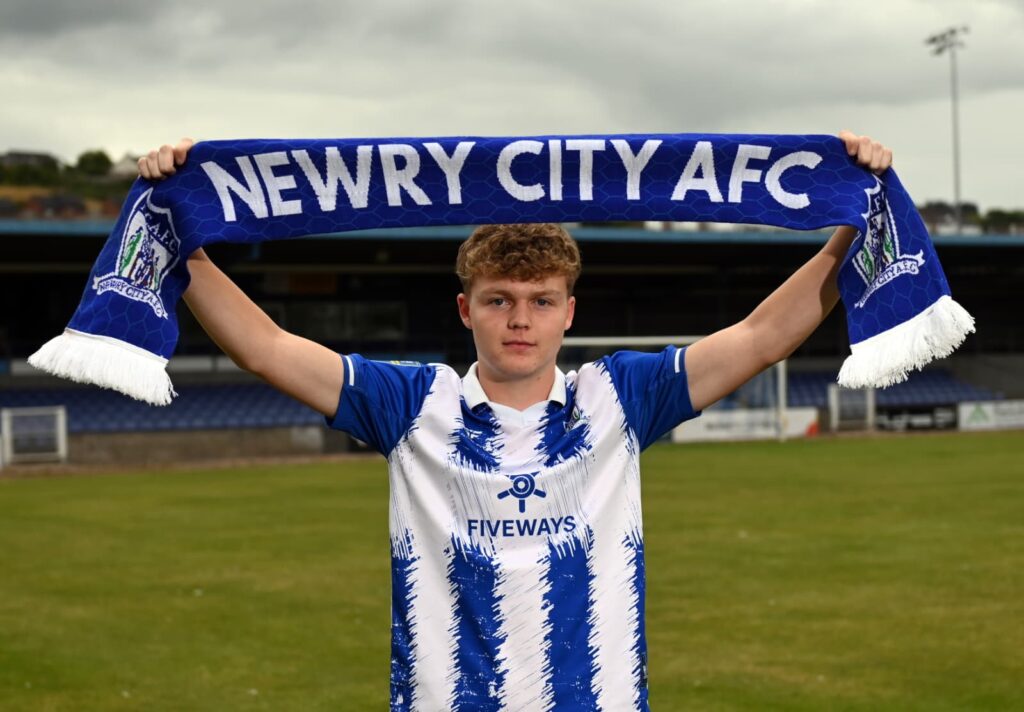 Newry City signing photograph